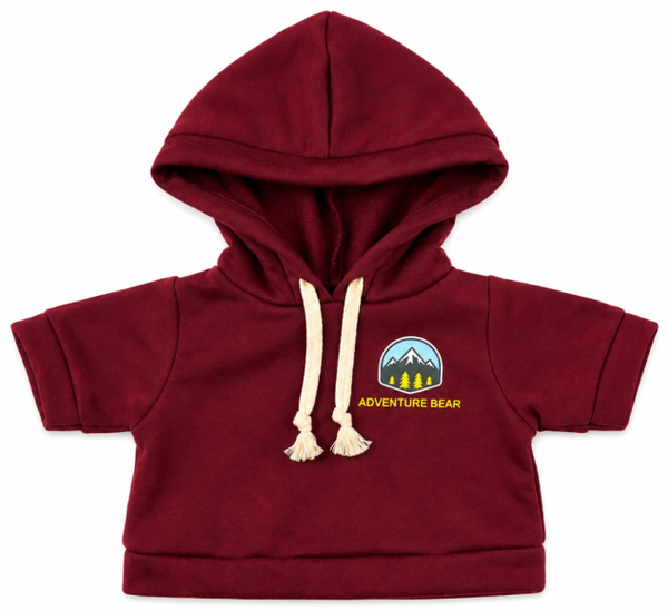 Adventure Bear hoodie rood