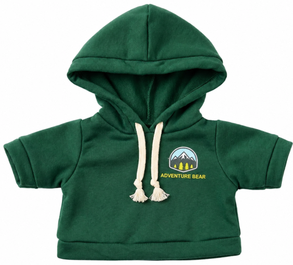 Adventure Bear hoodie groen