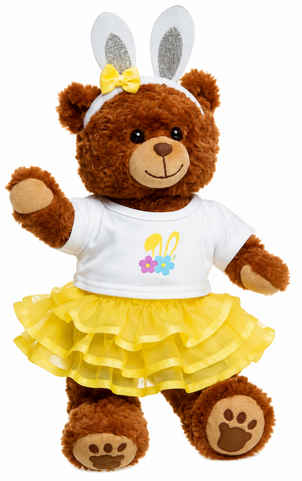Gele tutu outfit
