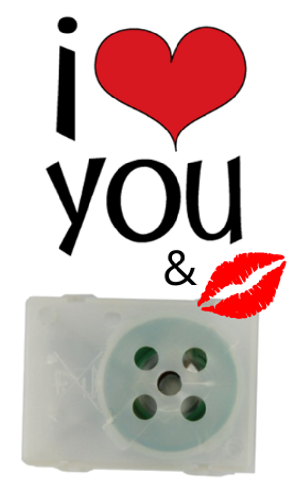 Geluid "I love you with kiss"