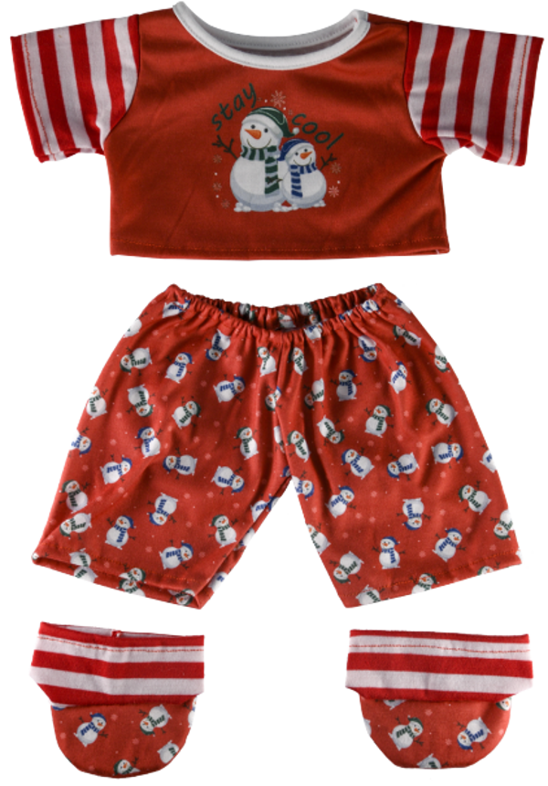 Pyjama sneeuwman