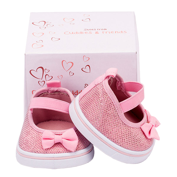 Roze glitter ballerina's