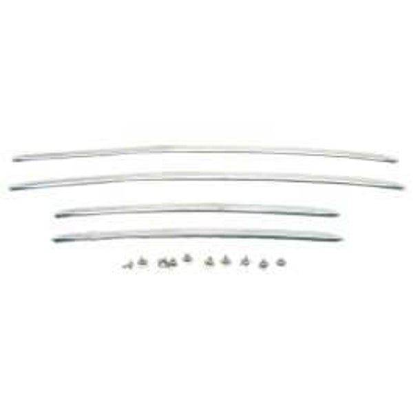 kit fregi in alluminio per cofani posteriori e parafango VESPA GT 125 - GTR 125 - SPRINT 150 VESPA180 SS