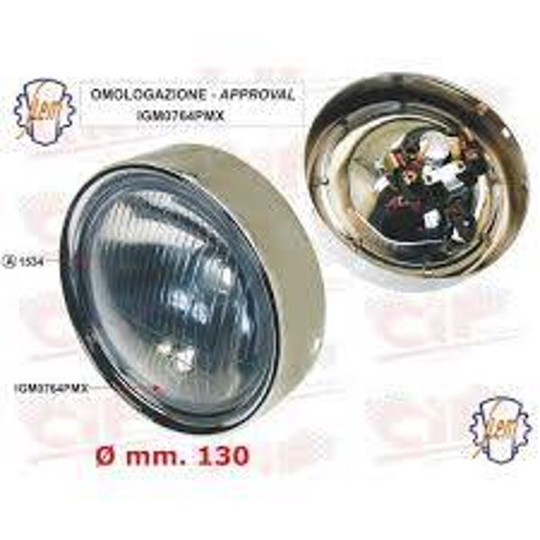 fanale anteriore completo Vespa GTR - TS 125 - SPRINT VELOCE 150 - RALLY 180-200