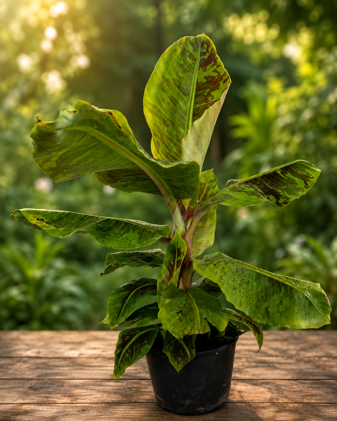 Musa Dwarf Cavendish – Tropische bananenplant