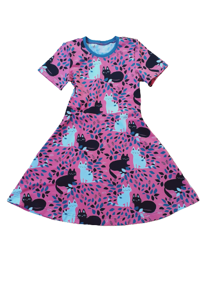 Jurk verstoppertje maat 122-128