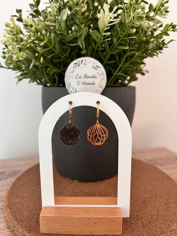 Petites boucles acier inoxydable - coloris au choix