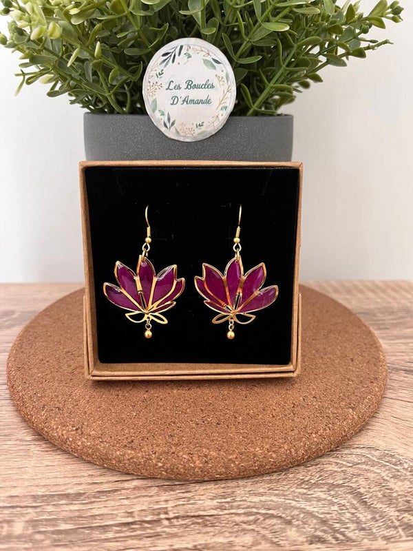 Boucles nénuphar doré