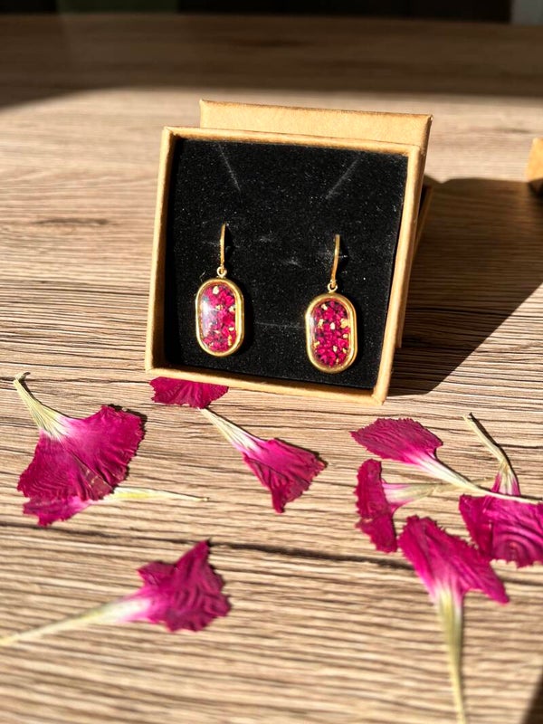 Boucles florales pétales d’oeillet