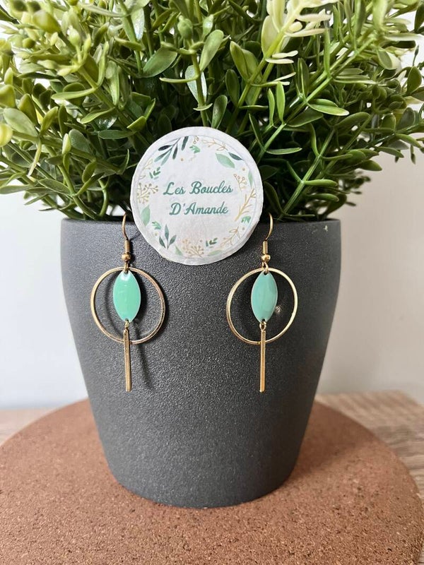 Boucles vert d’eau doré