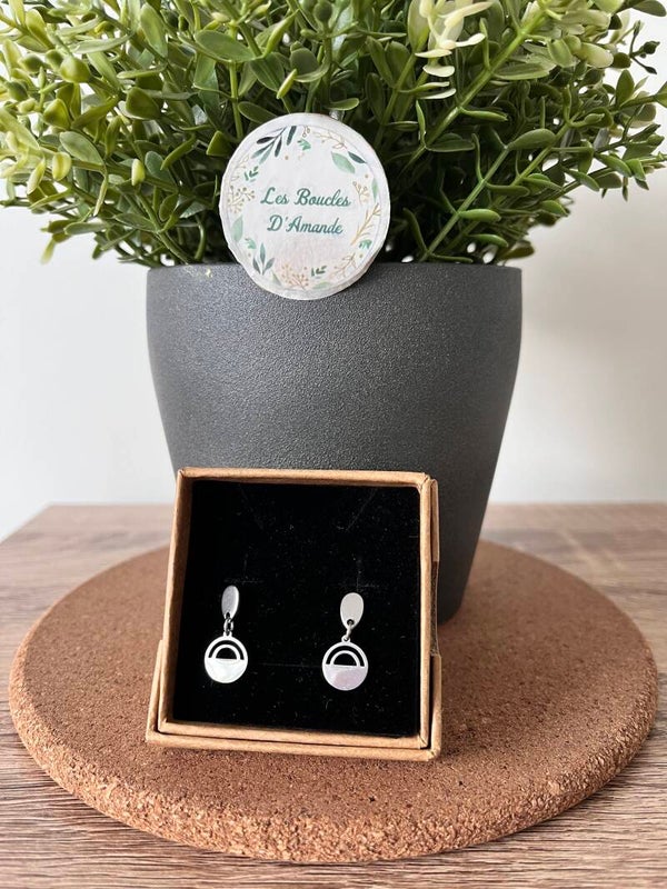 Boucles arc en ciel argenté