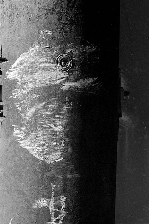 Black & white 35 mm negatives.