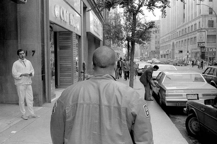 Black & white 35 mm negatives.