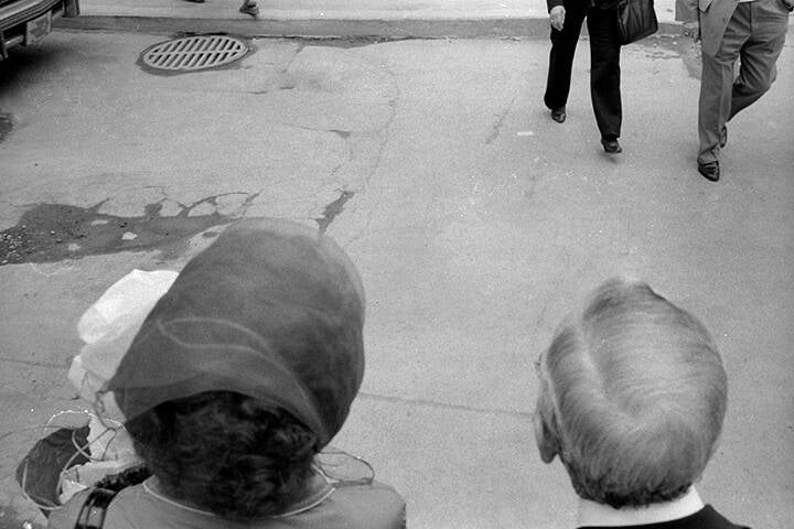 Black & white 35 mm negatives.