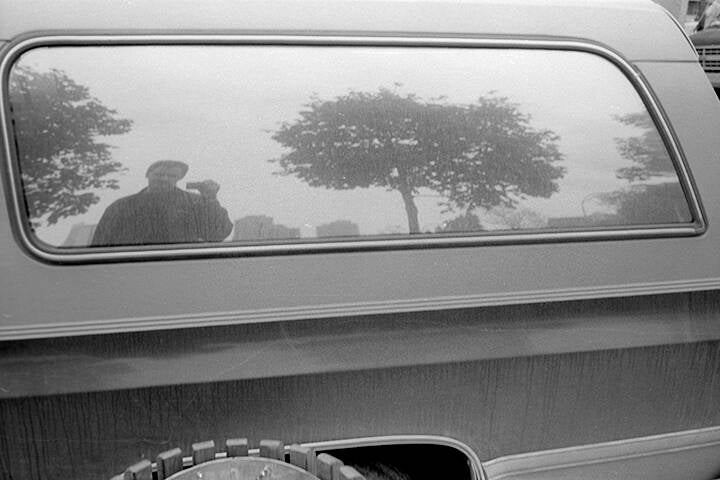 Black & white 35 mm negatives.