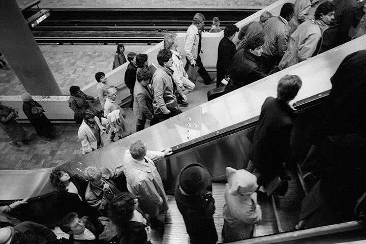 Black & white 35 mm negatives.