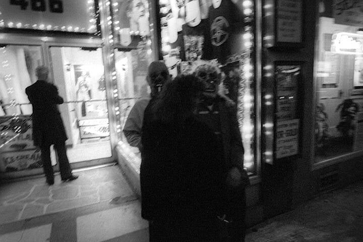 Black & white 35 mm negatives.