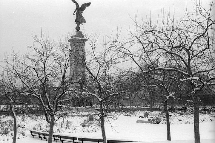 Black & white 35 mm negatives.