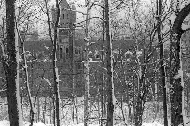 Black & white 35 mm negatives.