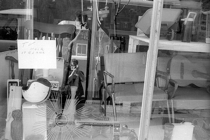 Black & white 35 mm negatives.