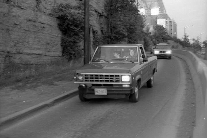 Black & white 35 mm negatives.