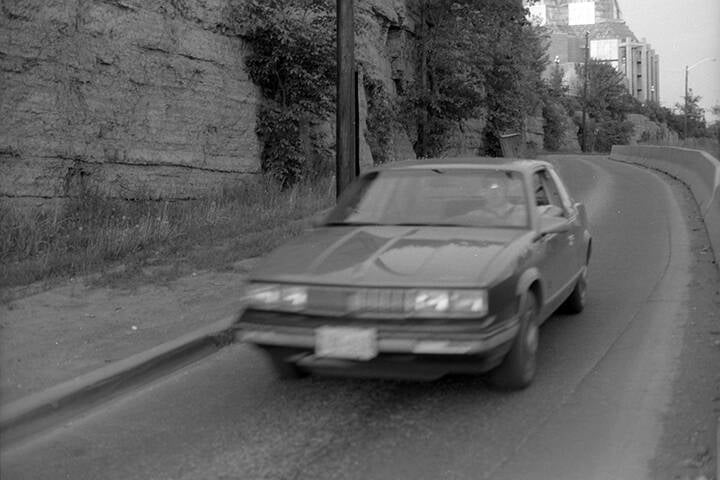 Black & white 35 mm negatives.