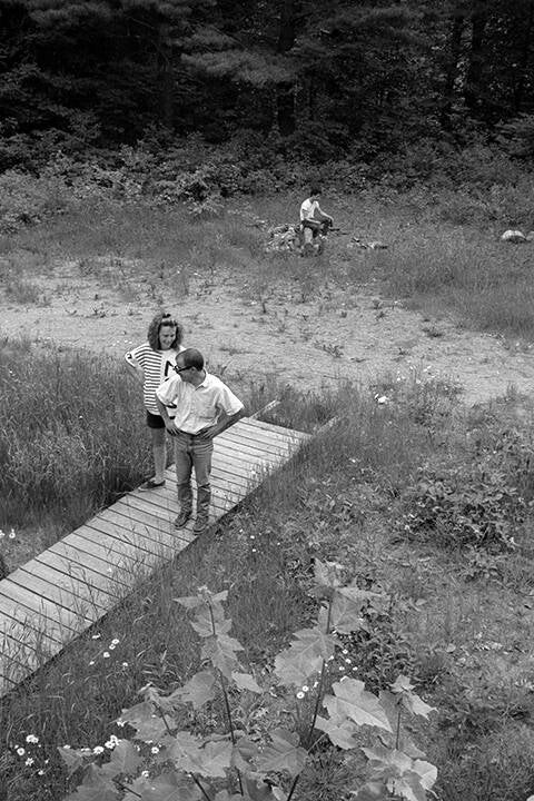 Black & white 35 mm negatives.