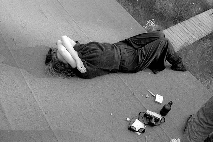 Black & white 35 mm negatives.