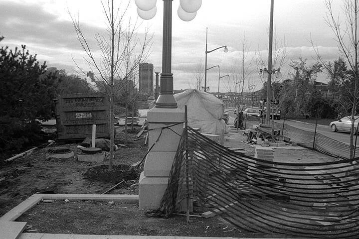 Black & white 35 mm negatives.