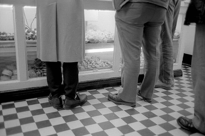 Black & white 35 mm negatives.