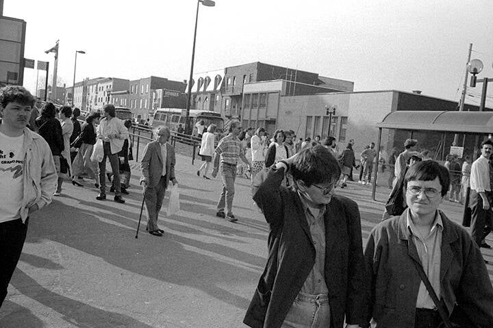 CHAOS AT THE BUS STOP.