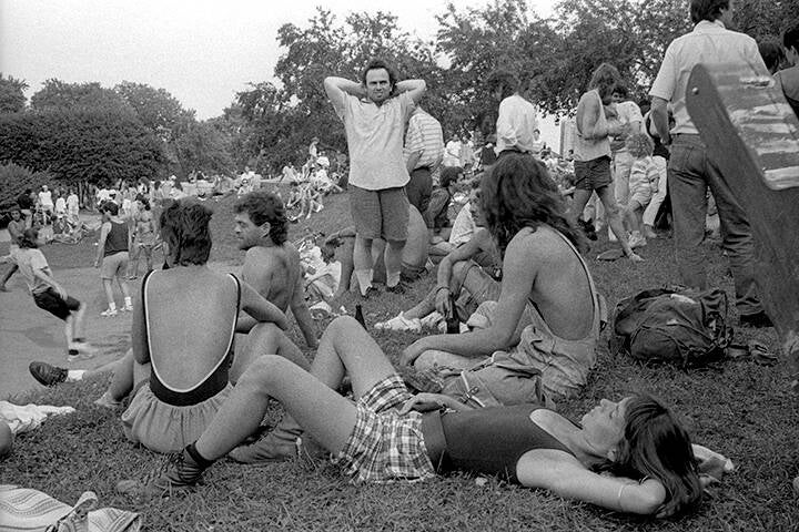 TAM-TAMS, PARC DU MONT-ROYAL, MONTRÉAL, QUÉBEC, CANADA.