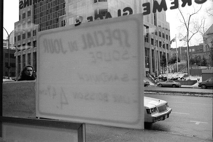 Black & white 35 mm negatives.