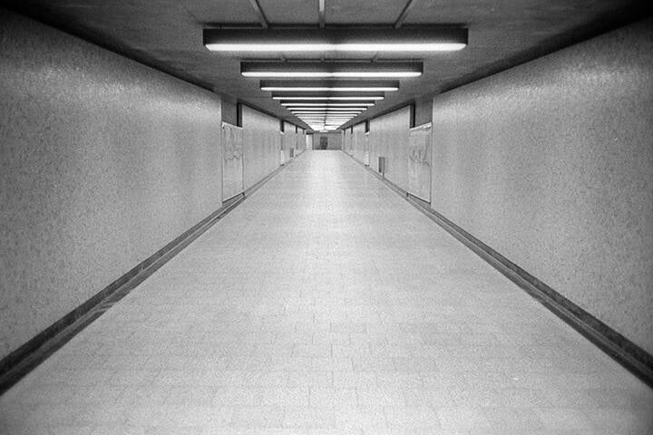 Black & white 35 mm negatives.