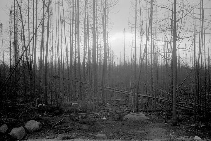 CLOVA, HAMEAU ISOLÉ DE LA HAUTE-MAURICIE AU QUÉBEC.