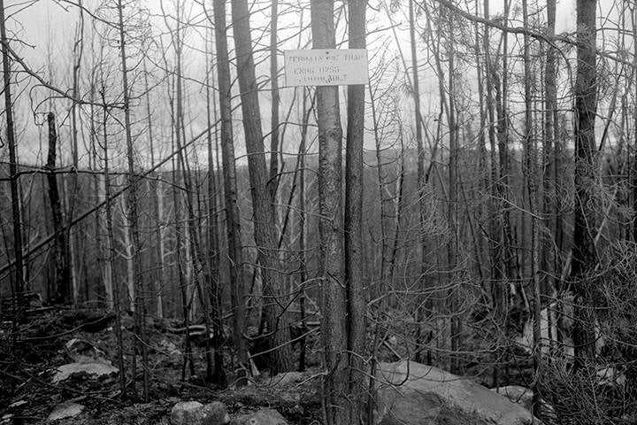 CLOVA, HAMEAU ISOLÉ DE LA HAUTE-MAURICIE AU QUÉBEC.