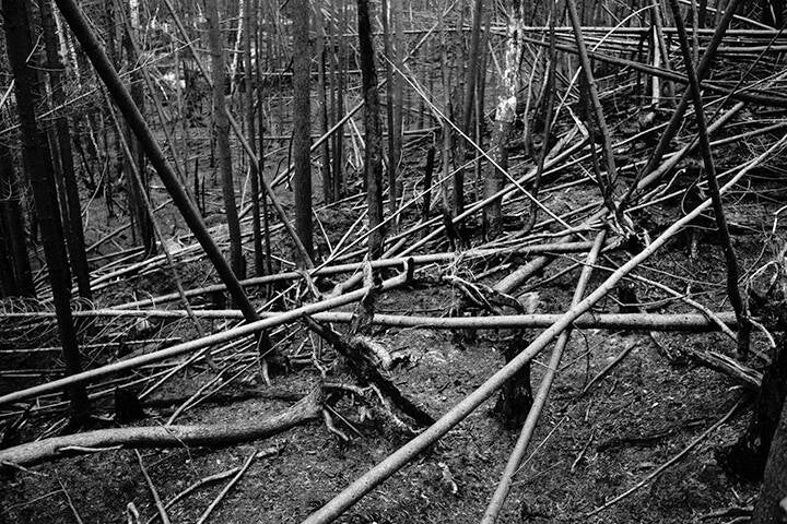 CLOVA, HAMEAU ISOLÉ DE LA HAUTE-MAURICIE AU QUÉBEC.