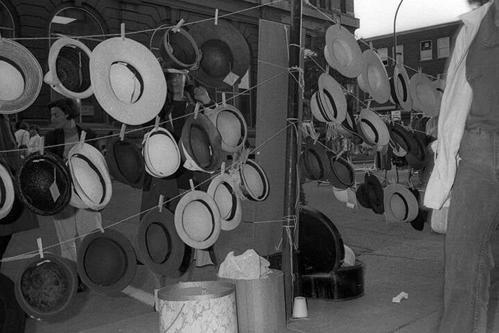 Black & white 35 mm negatives.