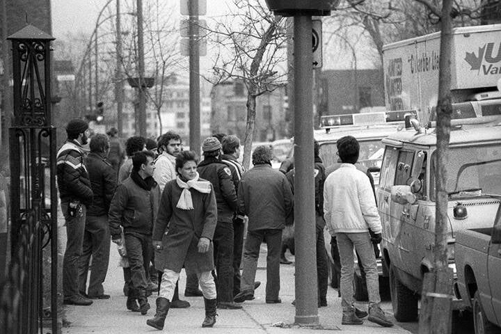 Black & white 35 mm negatives.