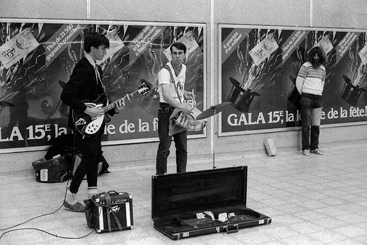 Black & white 35 mm negatives.