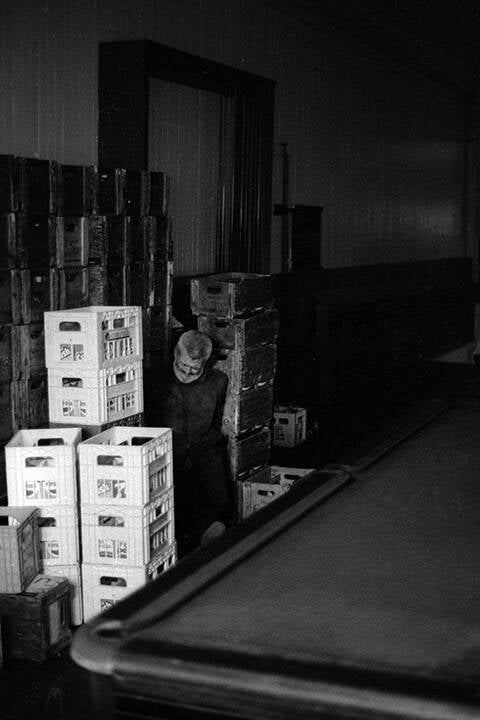 Black & white 35 mm negatives.