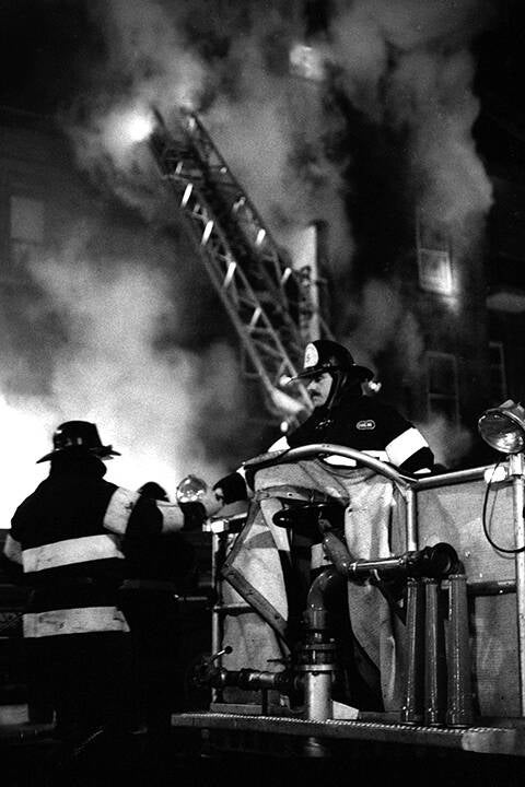 Black & white 35 mm negatives.