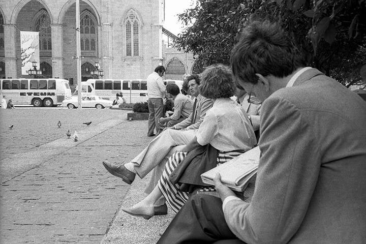 Black & white 35 mm negatives.