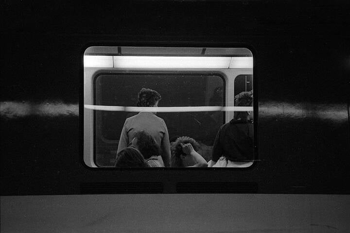 Black & white 35 mm negatives.