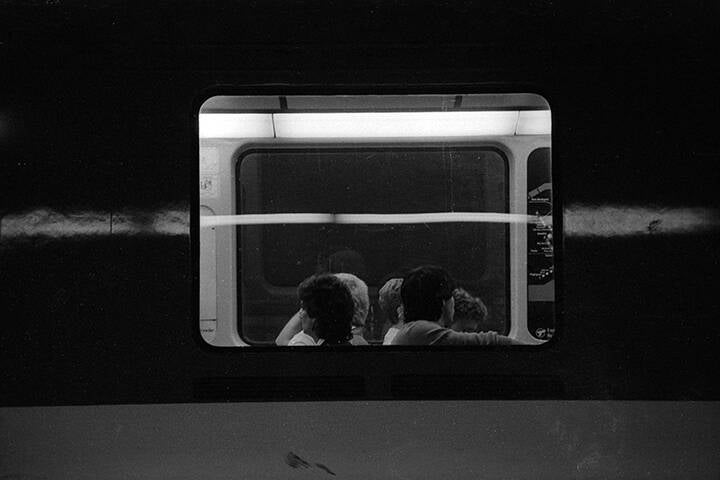 Black & white 35 mm negatives.