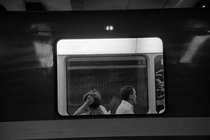 Black & white 35 mm negatives.