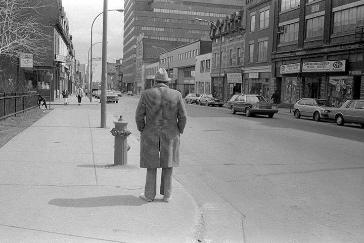 Black & white 35 mm negatives.