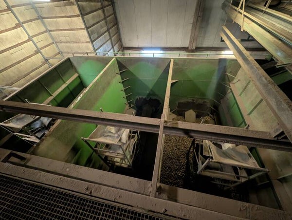 Gebrauchte Kartoffelbunker Anlage