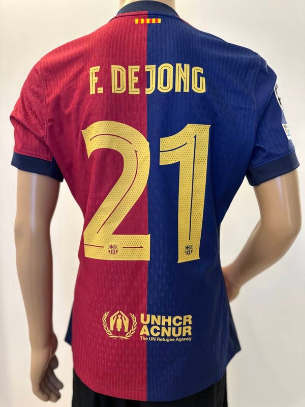 Shirt match issue frenkie de jong home 2024/2025 UCL