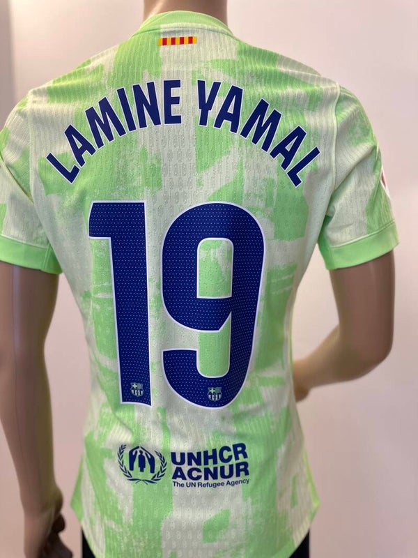 Shirt match issue lamine yamal away 2024/2025 laliga